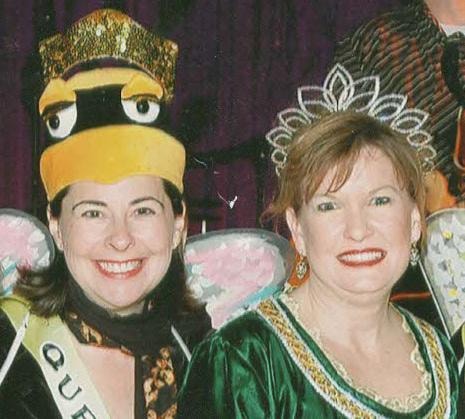 Denise Estopinal and Betsy Barnes at the Thoth ball, 2005