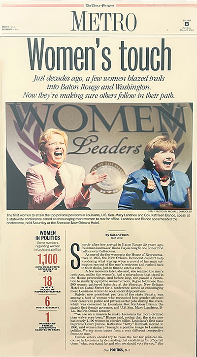 2004 article in The Times-Picayune about Women in Leadership